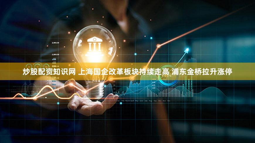 炒股配资知识网 上海国企改革板块持续走高 浦东金桥拉升涨停