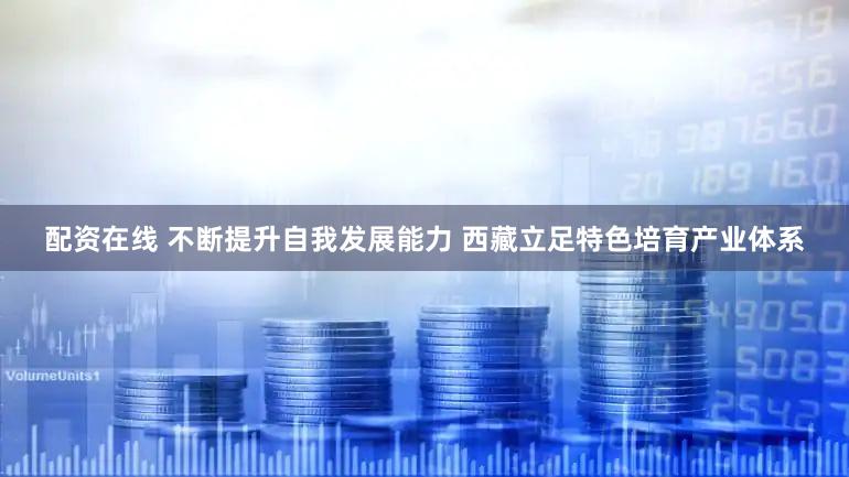 配资在线 不断提升自我发展能力 西藏立足特色培育产业体系