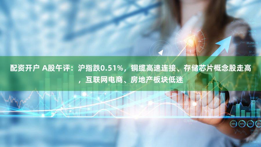 配资开户 A股午评：沪指跌0.51%，铜缆高速连接、存储芯片概念股走高，互联网电商、房地产板块低迷