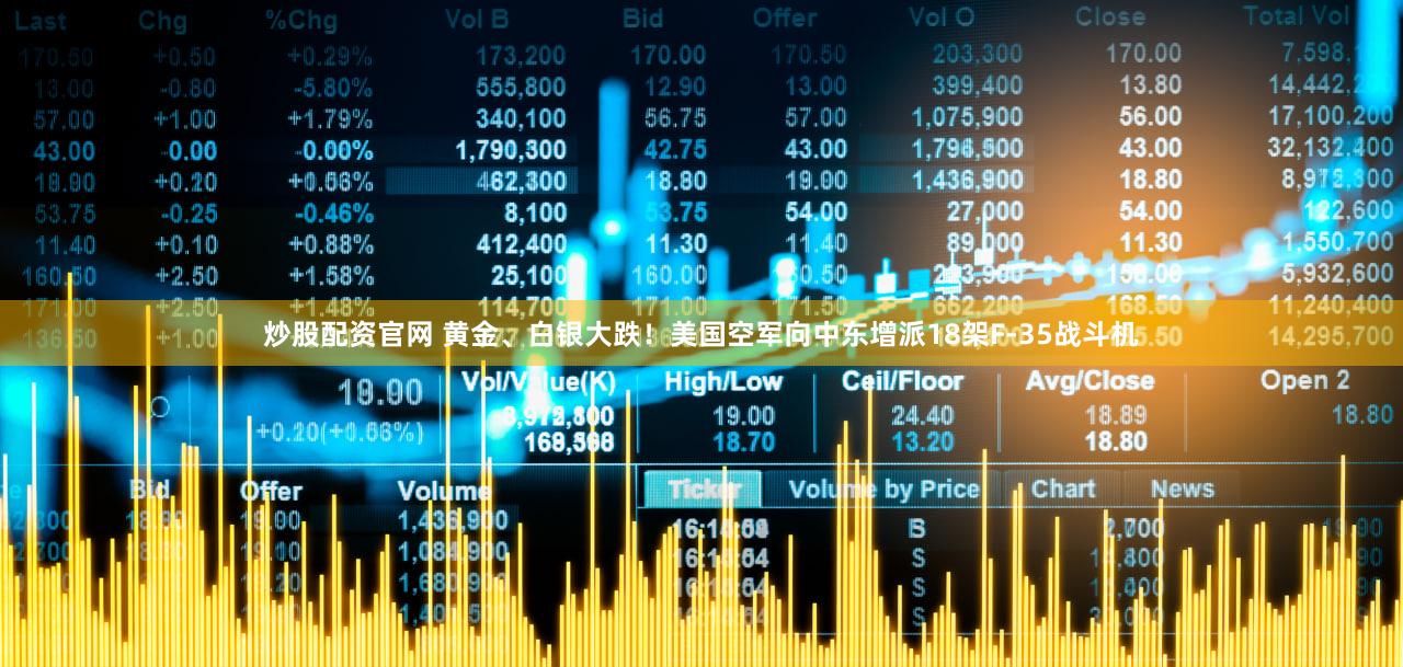 炒股配资官网 黄金、白银大跌！美国空军向中东增派18架F-35战斗机